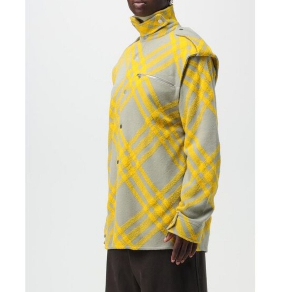 Burberry Check Plaid Pattern Wool Blend Jacket, Size 8 - Picture 4 of 16